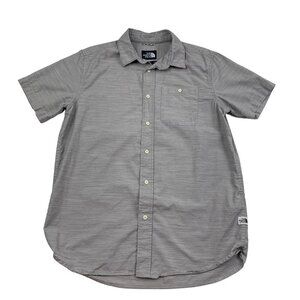 The North Face 100% Cotton Button Down Short Sleeve Shirt Men's Size Medium